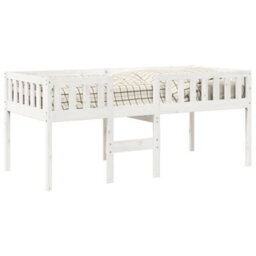 Berkfield Children's Bed Without Mattress White 90X190 Cm Solid Wood Pine - thumbnail 4