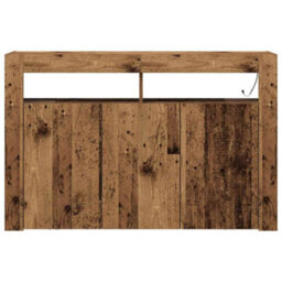 Berkfield Sideboard Old Wood Engineered Wood 116 X 30 X 75 Cm Sideboard - thumbnail 6