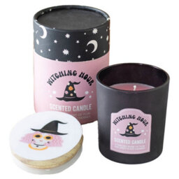 Something Different Witching Hour Plum & Black Cherry Scented Candle Black/pink (One Size) - thumbnail 4