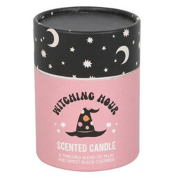Something Different Witching Hour Plum & Black Cherry Scented Candle Black/pink (One Size) - thumbnail 1