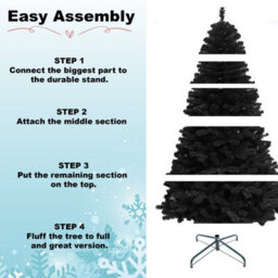 Shatchi Artificial Alaskan Pine 12Ft Black Alaskan Pine Christmas Tree - thumbnail 8