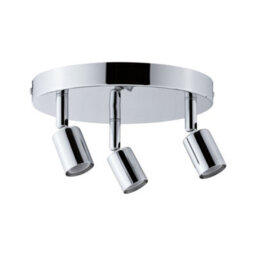 Paulmann 66747 Ceiling Spotlight Carolina Ip44 Gu10 230V Max. 3X10W Dimmable Chrome Triple-Flame Spotlight - thumbnail 2
