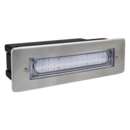 Long Life Lamps Company Led Brick Light Outdoor Wall Light Pathway Step Light Warm White Zlc21Blww - thumbnail 3