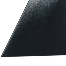 Wyld And Coco Novacasa Triangular Black Side Table - Compact Accent End Table For Living Room, Bedroom Or Hallway - thumbnail 7