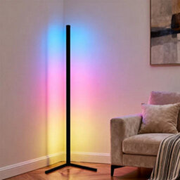 "65"" Rgb Led Floor Lamp Colour Changing Corner Mood Light With Remote Control, Tall Standing Ambient Lighting" - thumbnail 9