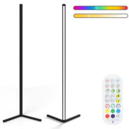 "65"" Rgb Led Floor Lamp Colour Changing Corner Mood Light With Remote Control, Tall Standing Ambient Lighting" - thumbnail 7