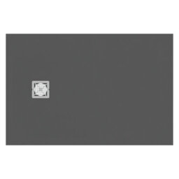 Ideal Standard Ultra Flat S+ Shower Tray 30mm 1200 X 800mm In Concrete Grey Including Waste - thumbnail 4