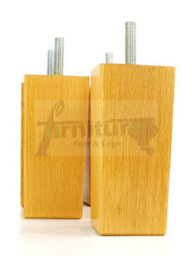 L&F 4X Replacement Furniture Legs Solid Wood 110mm High Sofas Chairs Settee Cabinets Legs M8 Tsp2055 - thumbnail 4