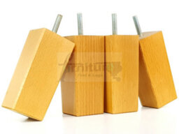 L&F 4X Replacement Furniture Legs Solid Wood 110mm High Sofas Chairs Settee Cabinets Legs M8 Tsp2055 - thumbnail 5