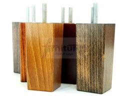 L&F 4X Replacement Furniture Legs Solid Wood 110mm High Sofas Chairs Settee Cabinets Legs M8 Tsp2055 - thumbnail 9