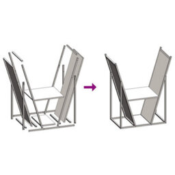 Walplus Firewood Rack Black 69.5X35X81 Cm Cold-Rolled Steel - thumbnail 9