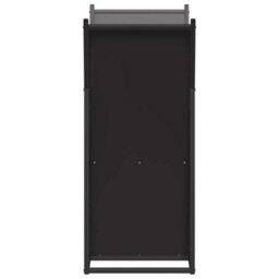 Walplus Firewood Rack Black 69.5X35X81 Cm Cold-Rolled Steel - thumbnail 6