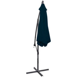 Walplus Cantilever Garden Parasol 3 M Blue - thumbnail 4