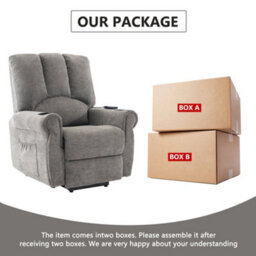 "Btm 80"" Grey L-Shaped Sectional Sofa With Removable Storage Ottoman, 2 Pillows, Fabric Couch For Living Room/apartment" - thumbnail 7