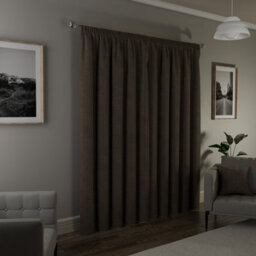 "Enhanced Living Dallas 100% Blackout Thermal Natural Curtains With 3"" Tape Top Header (Pair) - 66X54 Inch (168X137Cm)" - thumbnail 5