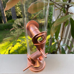 Selections Copper Style Hanging Bird Seed Feeder With 4 Feeding Ports (Set Of 4) - thumbnail 6