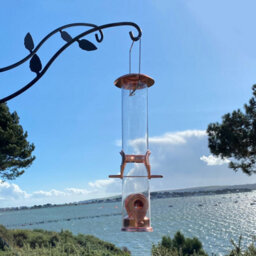 Selections Copper Style Hanging Bird Seed Feeder With 4 Feeding Ports (Set Of 4) - thumbnail 7