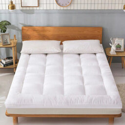 Hotel Quality Mattress Topper 10Cm Deep Thick Single Double King Super All Sizes - thumbnail 2