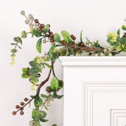 Dibor Copper Mistletoe Light Up Xmas Decoration Table Garland Decorative Christmas Garland 1.6M - thumbnail 4