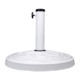 Relsy White Stone Heavy Duty 12 Kg Resin Parasol Base - thumbnail 7