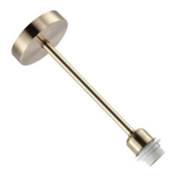 Happy Homewares Classic Antique Brass Ceiling Light Fixture To Showcase Lamp Shades - thumbnail 3