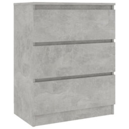 Vidaxl Sideboard Concrete Grey 60X35X76 Cm Engineered Wood - thumbnail 2