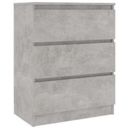 Vidaxl Sideboard Concrete Grey 60X35X76 Cm Engineered Wood - thumbnail 4