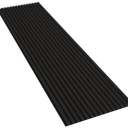 Wood Panel Co Wooden Slat Wall Panel 240Cm X 60Cm In Black 1.44M2 - thumbnail 1