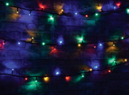 LYYT Outdoor Festive Heavy Duty 180 Led Christmas String Lights- Multi Coloured - thumbnail 2