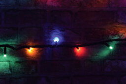 LYYT Outdoor Festive Heavy Duty 180 Led Christmas String Lights- Multi Coloured - thumbnail 3