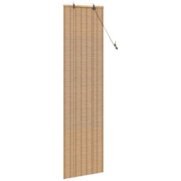 Berkfield Window Blinds & Shades Manual Light Brown 60 X 220 Cm Bamboo - thumbnail 4