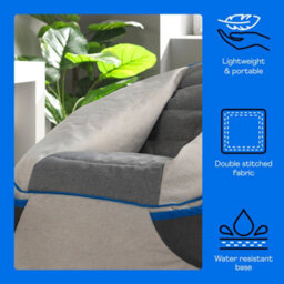 icon Play-R1 Alpha Kids Gaming Bean Bag Chair Grey Video Gaming Bean Bags - thumbnail 3