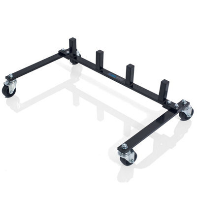 Sgs Hydraulic Wheel Skate Storage Rack, Heavy Duty Steel, Portable Roller Stand - image 1