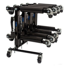 Sgs Hydraulic Wheel Skate Storage Rack, Heavy Duty Steel, Portable Roller Stand - thumbnail 3
