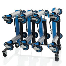 Sgs Hydraulic Wheel Skate Storage Rack, Heavy Duty Steel, Portable Roller Stand - thumbnail 2