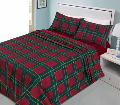Homes & Linen Luxuries Campus Printed Duvet Quilt Cover + Pillow Case Bedding Set All Size