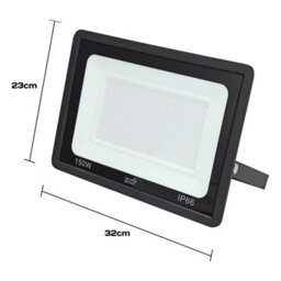 Taylor & Brown 150W Led Floodlight, Ip66 Waterproof Outdoor Security Light, 6500K Cool White For Yard, Garage, Garden - thumbnail 7