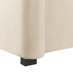 Beliani Sofa 3 Seater Veltada Velvet Off-White - thumbnail 9