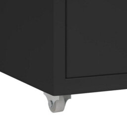 Berkfield Mobile File Cabinet Black 28X41X69 Cm Metal - thumbnail 7