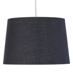 First Choice Lighting Set Of 2 Zoey Black With Gold Inner Easy Fit Pendant Or Lamp Shades - thumbnail 3