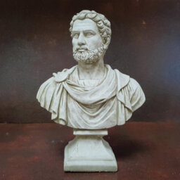 Spa Large Classic Bust Of Nero Stone Cast Ornament - thumbnail 1
