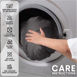 Aspire Homeware Charcoal Fitted Sheet-(30Cm) Deep Hotel Quality -Breathable Fitted Bed Sheets King (L)200 X (W)152Cm - thumbnail 3