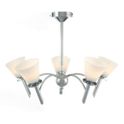 Luminosa Lighting Luminosa Kristina Pendant 5 Light G9 Polished Chrome - thumbnail 1