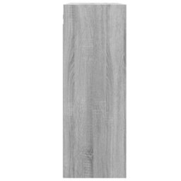 Berkfield Hanging Wall Cabinet Grey Sonoma 69.5X32.5X90 Cm - thumbnail 6