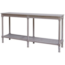 Wyld Haus Laurelbrook Large Console Table With Rattan Shelf - thumbnail 3