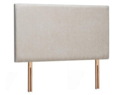Livorno Strutted Upholstered Headboard 4Ft6 Small Double - Naples Cream - thumbnail 2
