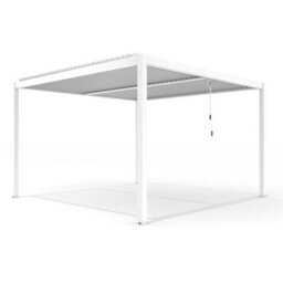 Primrose Living Deluxe White Veranda With Louvered Shutter Roof 3M X 3M - thumbnail 6