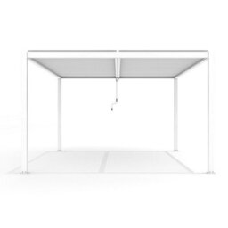 Primrose Living Deluxe White Veranda With Louvered Shutter Roof 3M X 3M - thumbnail 5