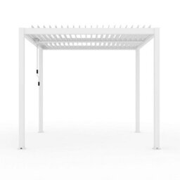 Primrose Living Deluxe White Veranda With Louvered Shutter Roof 3M X 3M - thumbnail 8