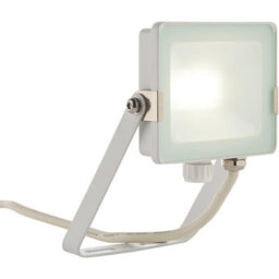 Outdoor Ip65 Waterproof Floodlight - 20W Cool White Led - Matt White Aluminium - thumbnail 4